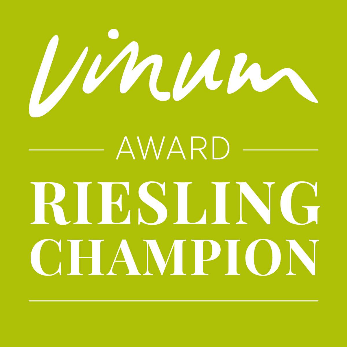 Vinum Riesling Champion 2026